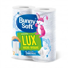 TOWEL BUNNY SOFT LUX 92 SHEETS .WHITE  9 x 2 PACK