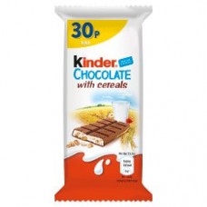 KINDER CHOCO WITH CEREAL 30p PM 40 x 23GR