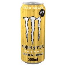 DRINK MONSTER ULTRA GOLD GB £1.39PM 12 x 500ML