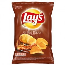 LAYS GRILLED BACON 21 x 140GR